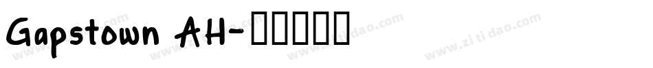 Gapstown AH字体转换